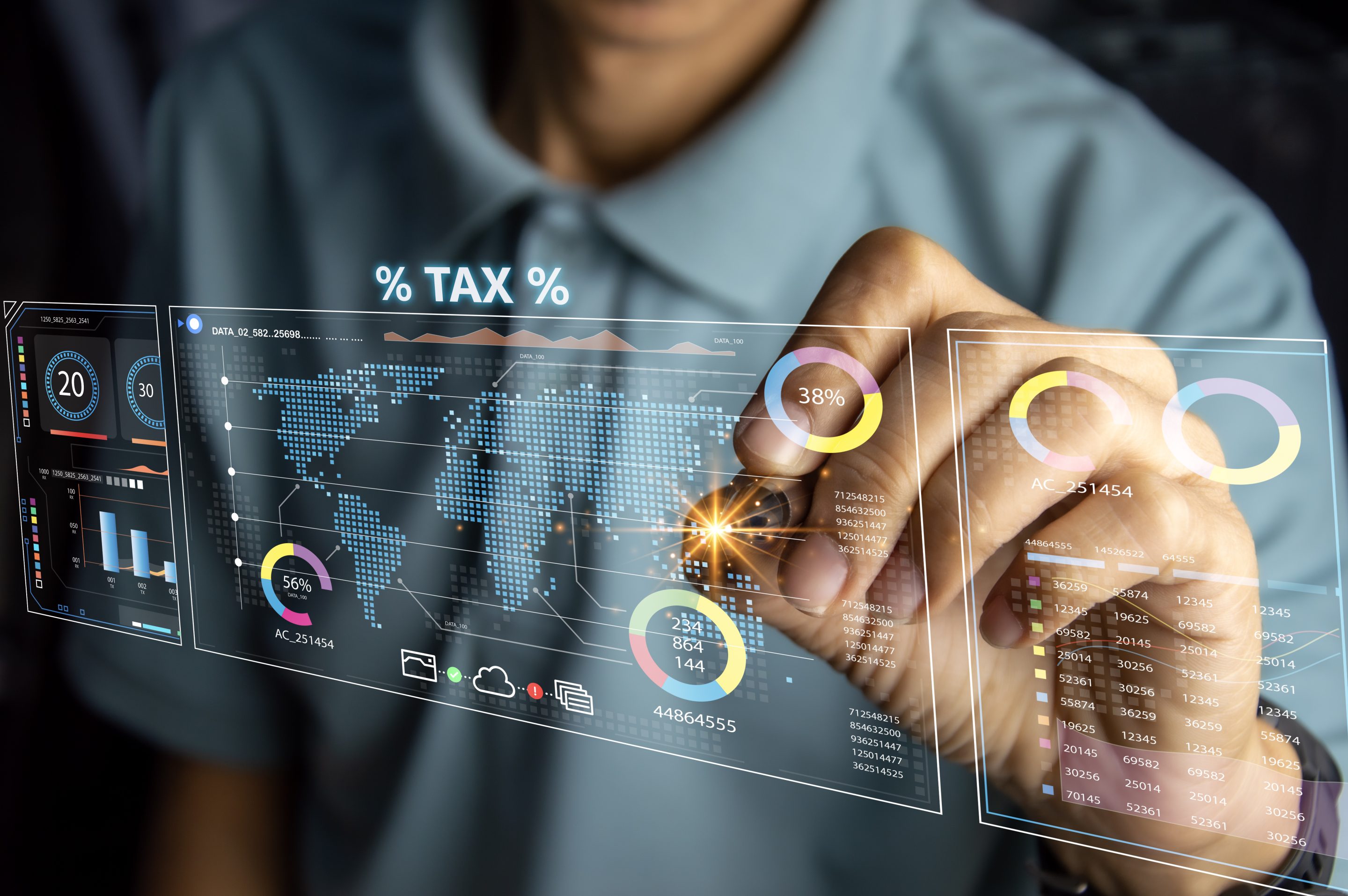 Tax management concept, online tax payment, annual tax payment